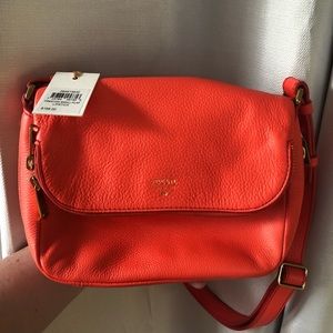 Fossil Coral-Orange Purse